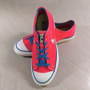 Converse One Star, Women’s Size 7.5, Pink & Blue